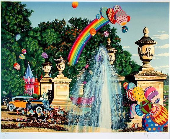 ヒロヤマガタ絵画コートヤードファウンテン