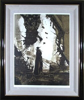 天野喜孝 版画 天野喜孝 版画 鉄馬(ハーレー) ファイナルファンタジー7