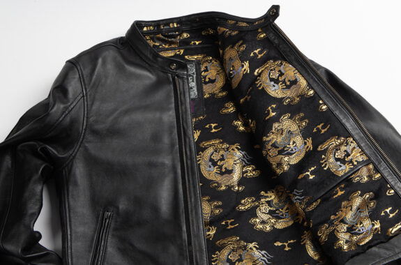 21SJ-14K 金襴レザージャケット（雲龍） | DEGNER