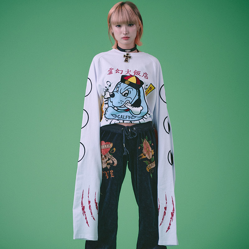 花冷え。 2024大解放祭 GALFYコラボ犬 Tシャツ XL 花冷え。official