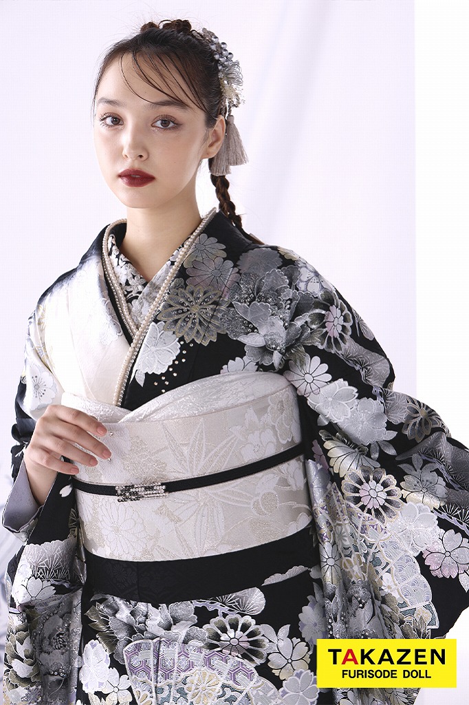 極美品】新品正絹 訪問着 孔雀銀通し モノトーン 清楚 逸品 楽天市場