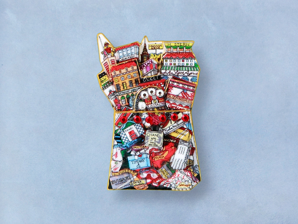 アートグッズ：ハンドメイド3Dブローチ｜チャールズ・ファジーノ公式サイト