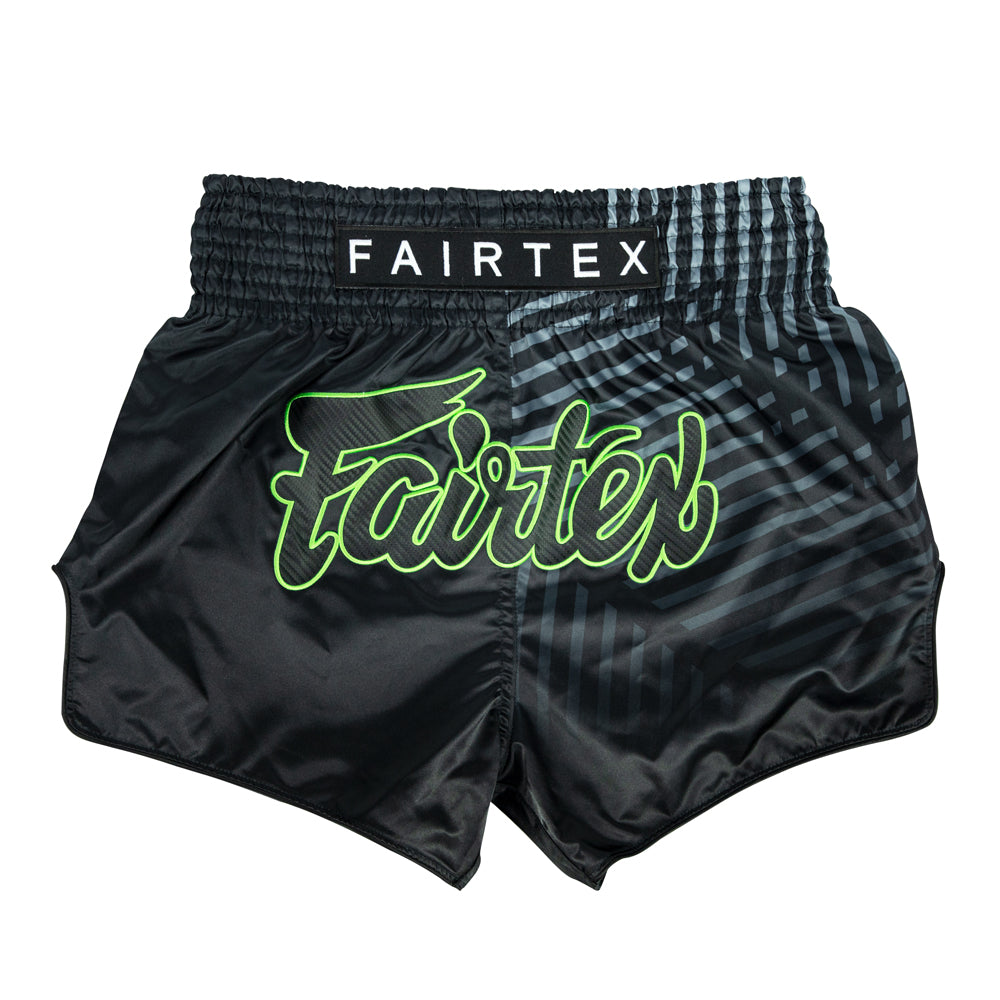 Fairtex Muay Thai Shorts - BS1924 Racer Black - Fairtex Global