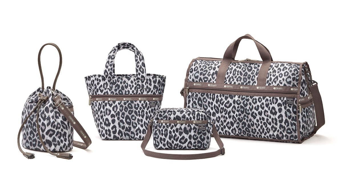 レア美品レスポートサック×リーファー カーキ×レオパードパッキング