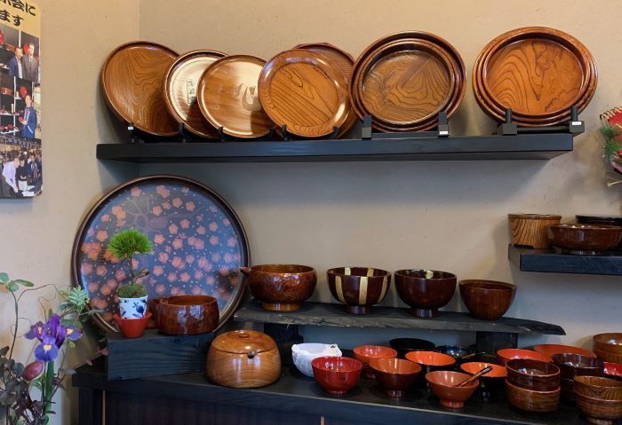 小田原漆器 欅（けやき）くりぬきボウル 大×1 小×5セット 小田原漆器 欅（