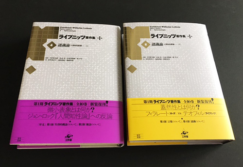 ライプニッツ著作集4、5 認識論 人間知性新論 上・下 人間知性新論