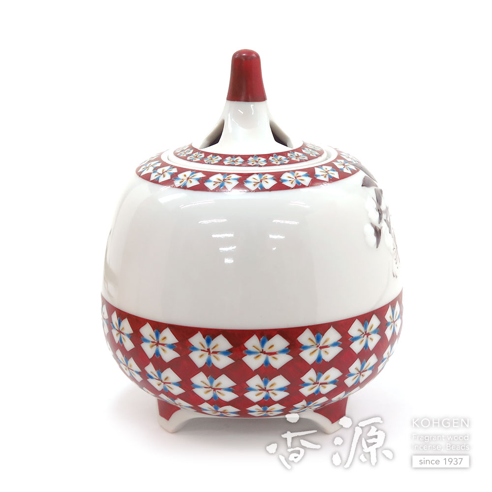 期間限定価格】九谷焼 大香炉 香炉 連山 共箱 希少 美品 期間限定価格】