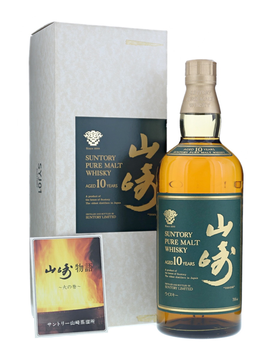 山崎 10年 ピュアモルト 緑ラベル 700ml / 40% - 歌舞伎ウイスキー