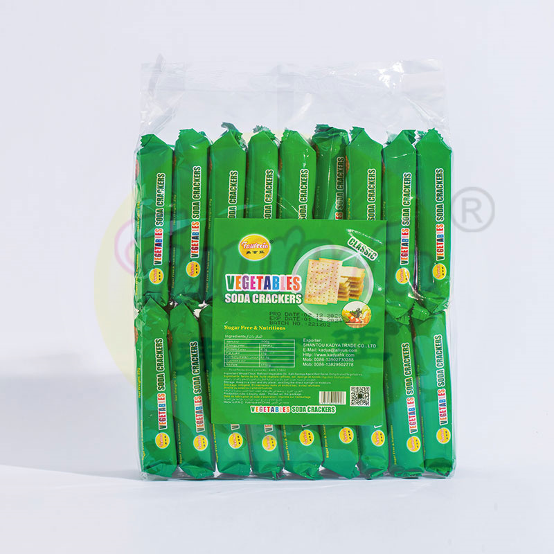 China Faurecia Soda Crackers vegetable sesame saltness 18pcs