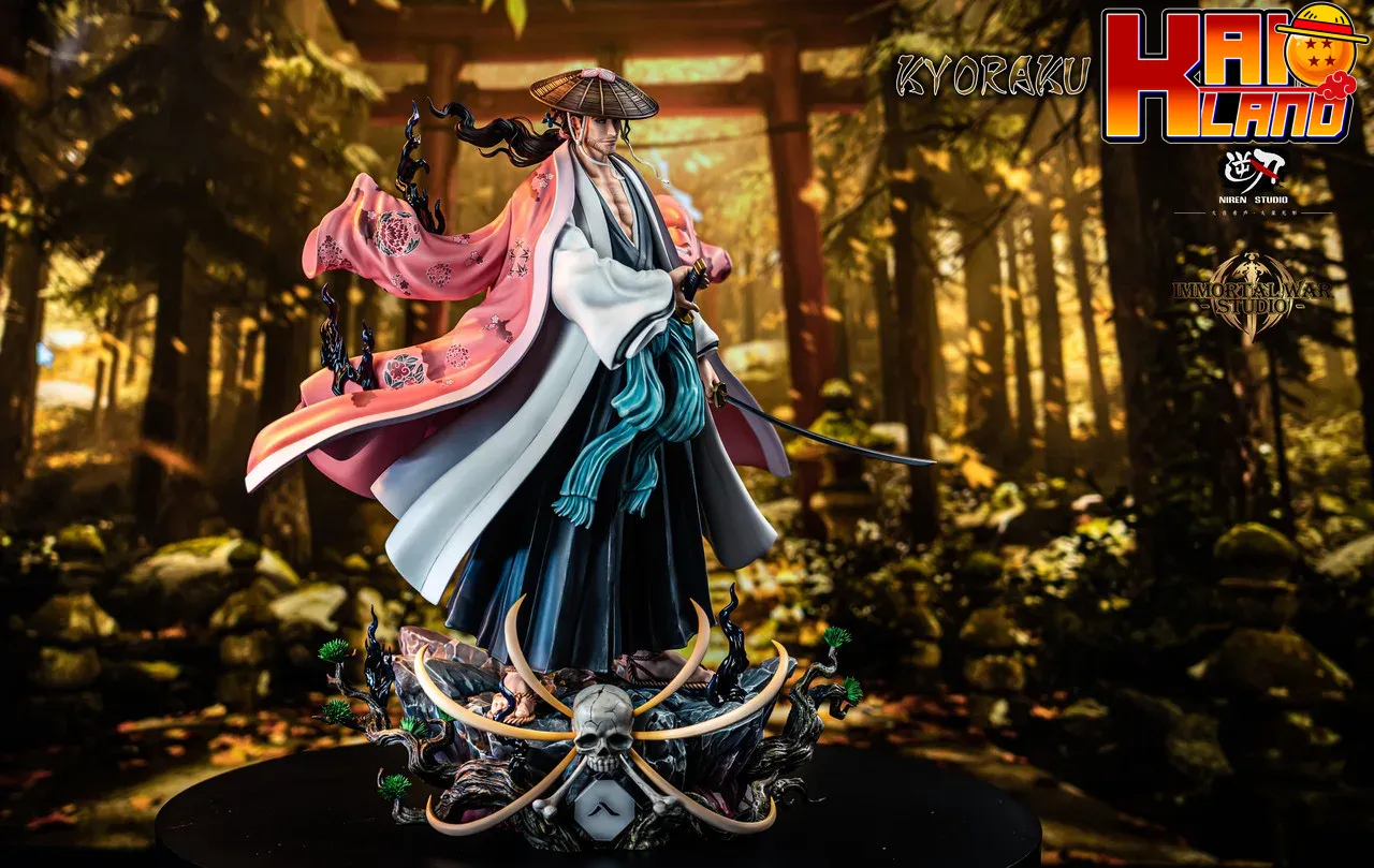 ブリーチ ニレン X IW スタジオ京楽春水 レジン スタチュー - Kaioland