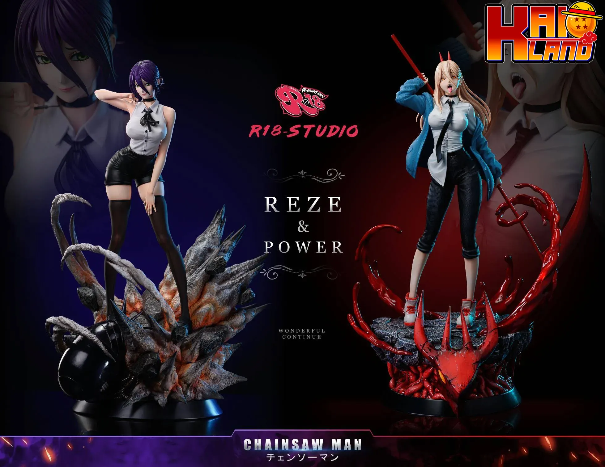 チェンソーマン レゼR18 フィギュア ガレージキット ガレキ スタチュー