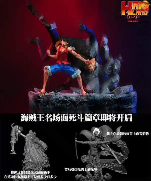 ワンピースフィギュア ルフィvsブルーノ ガレージキット ワーコレ