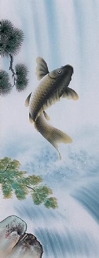 群鶴 北村晴方 掛け軸 群鶴 北村晴方 掛け軸