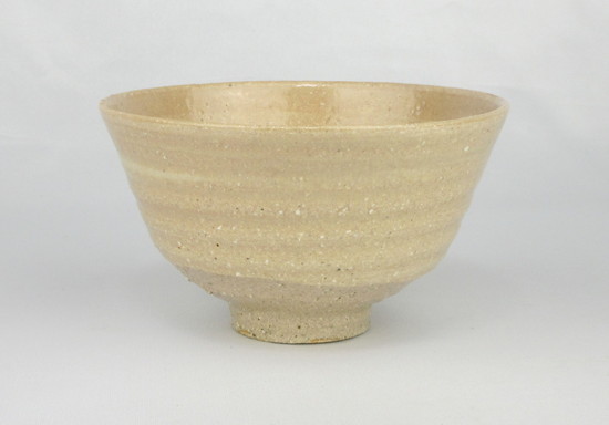 松井康成 粉引茶碗 素朴で透明感のある名碗！7138 松井康成 粉引茶碗