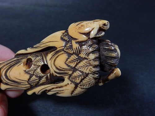 根付 「蝦蟇」 在銘 N8 根付 「蝦蟇」 在銘 N8 根付 「蝦蟇」 在銘 N8