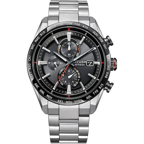Citizen Men's ATTESA Solar-Powered Eco-Drive Radio-Controlled