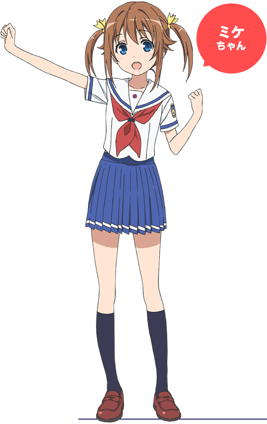 はいふり』番宣告知ポスター ハイスクール・フリート 岬明乃 宗谷