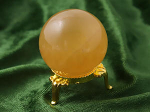 イエロー・カルサイト丸玉［No.2］ | パワーストーン,天然石,ヒマラヤ