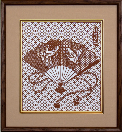 扇型 額縁 5枚 書道 扇面 木製額縁 和風 未使用 まとめ売り 扇型