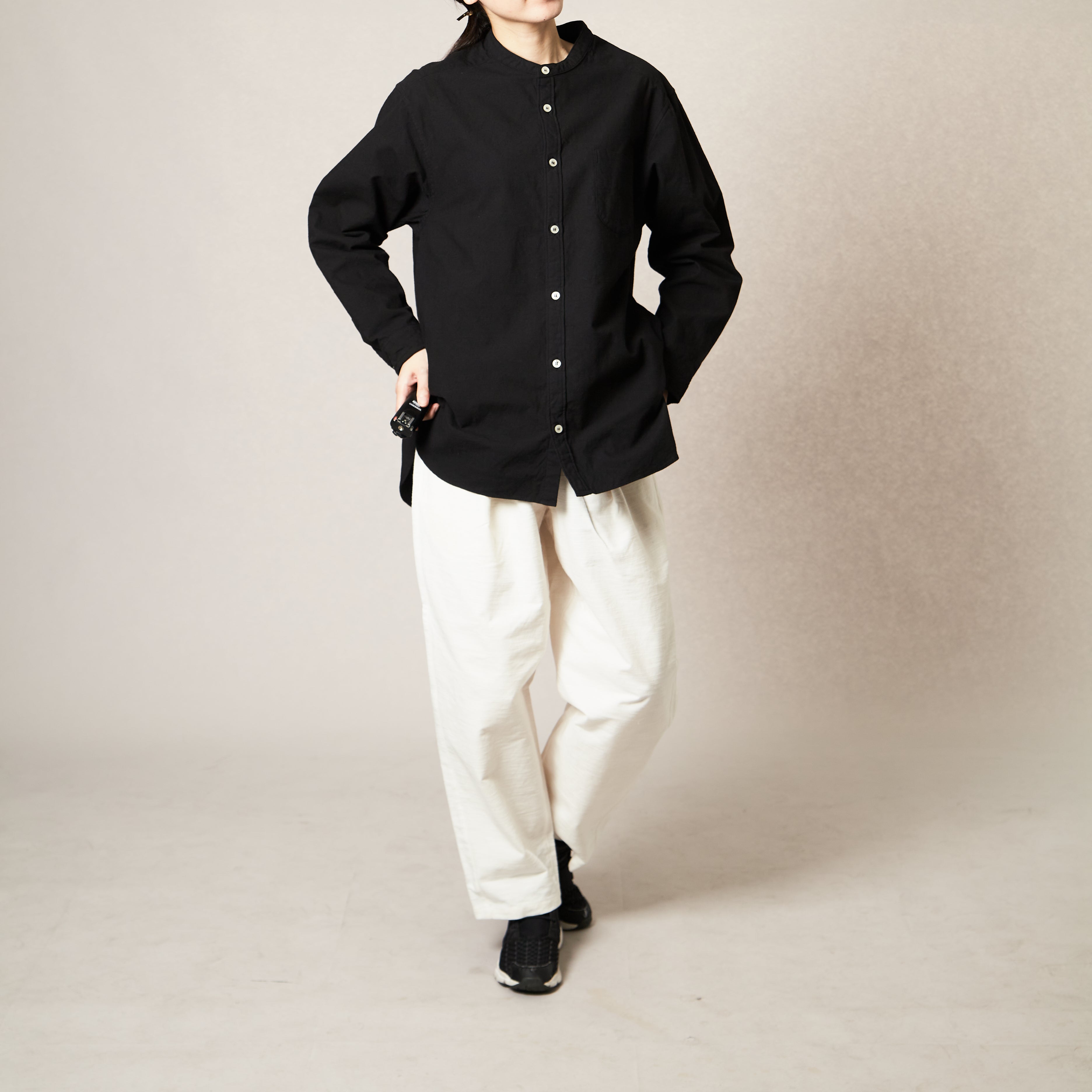 OSOCU＞知多木綿 無漂白無染色 バルーンパンツ 「ヨハク」