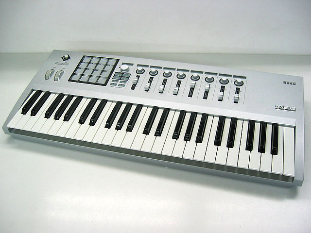 美品 コルグ KONTROL49 MIDI スタンド付 ローランドEV5等 KONTROL49