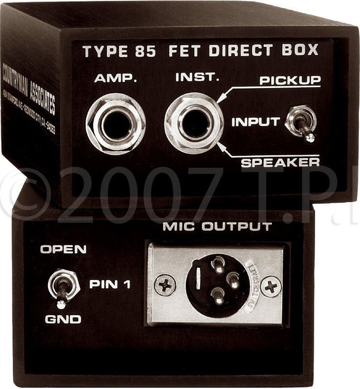 配信機器・PA機器・レコーディング機器 Countryman Type 85 DI.Box