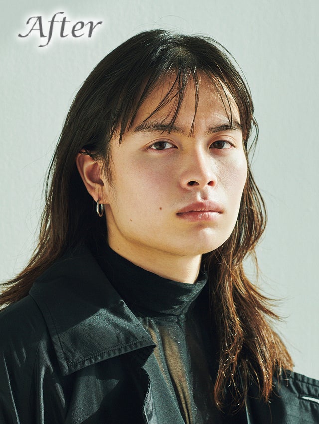 メンズヘアカタログ］「茶色のロングヘア」には、洗練されたカッコよさ