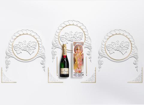 モエ・エ・シャンドン 創業280周年記念 アルフォンス・ミュシャ ギフト