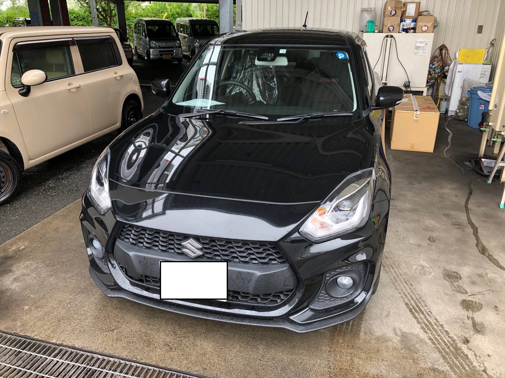 ZC33S SWK製WRウイング取付け 三田店 | みどり日記