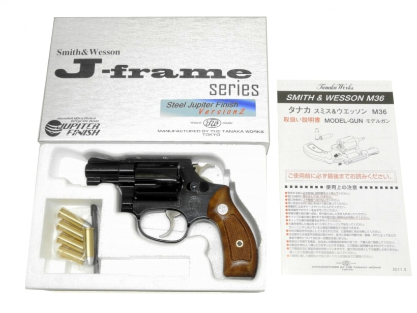 タナカ S&W M36 2インチ J-frame スチールジュピターフィニッシュ