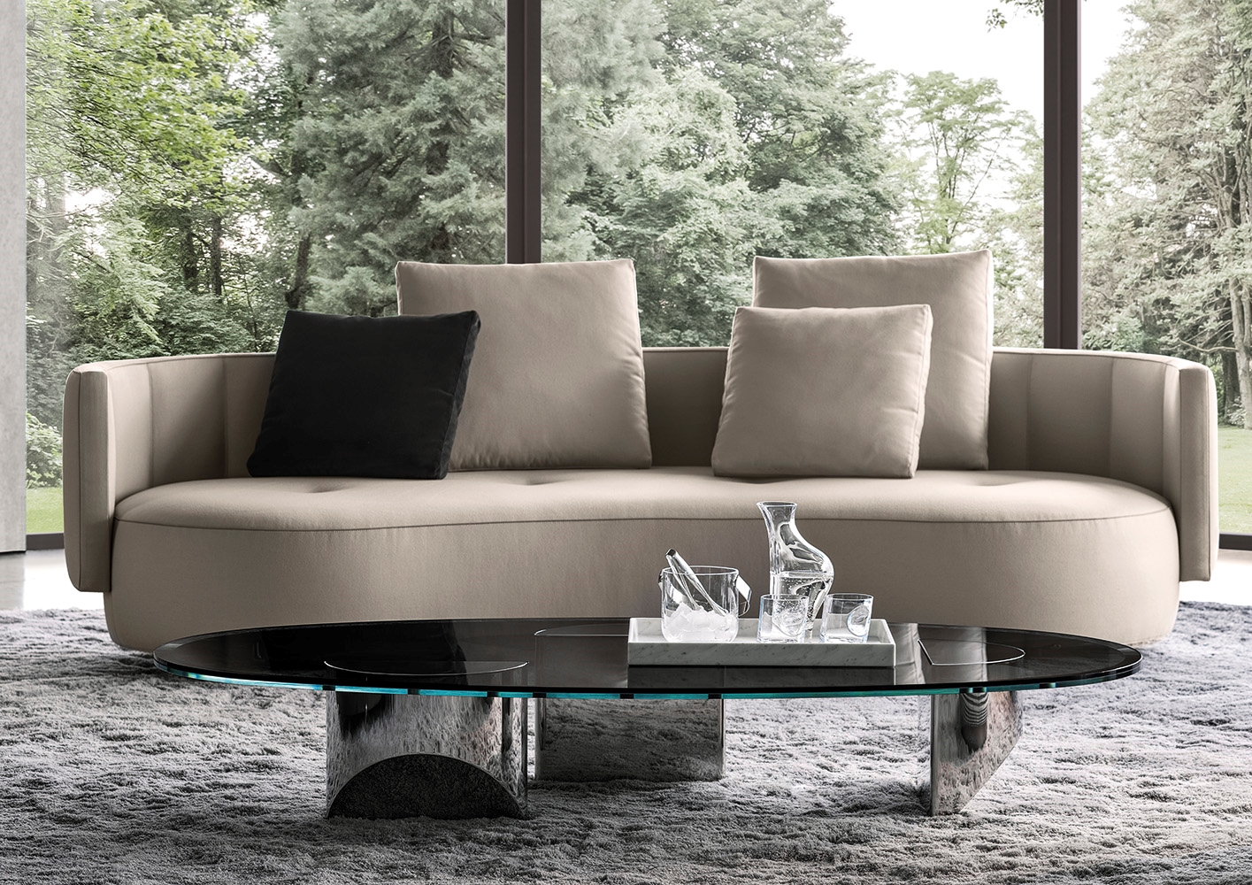 ミノッティ 定価約500万 高級 大理石 テーブル wedge WEDGE | コーヒー