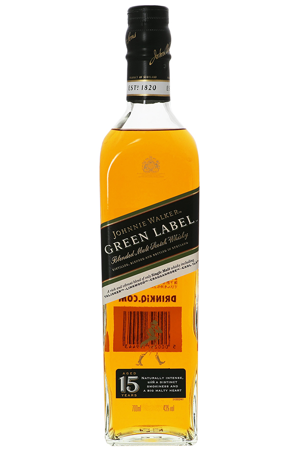 ジョニーウォーカー グリーンラベル（緑ラベル） 15年の通信販売