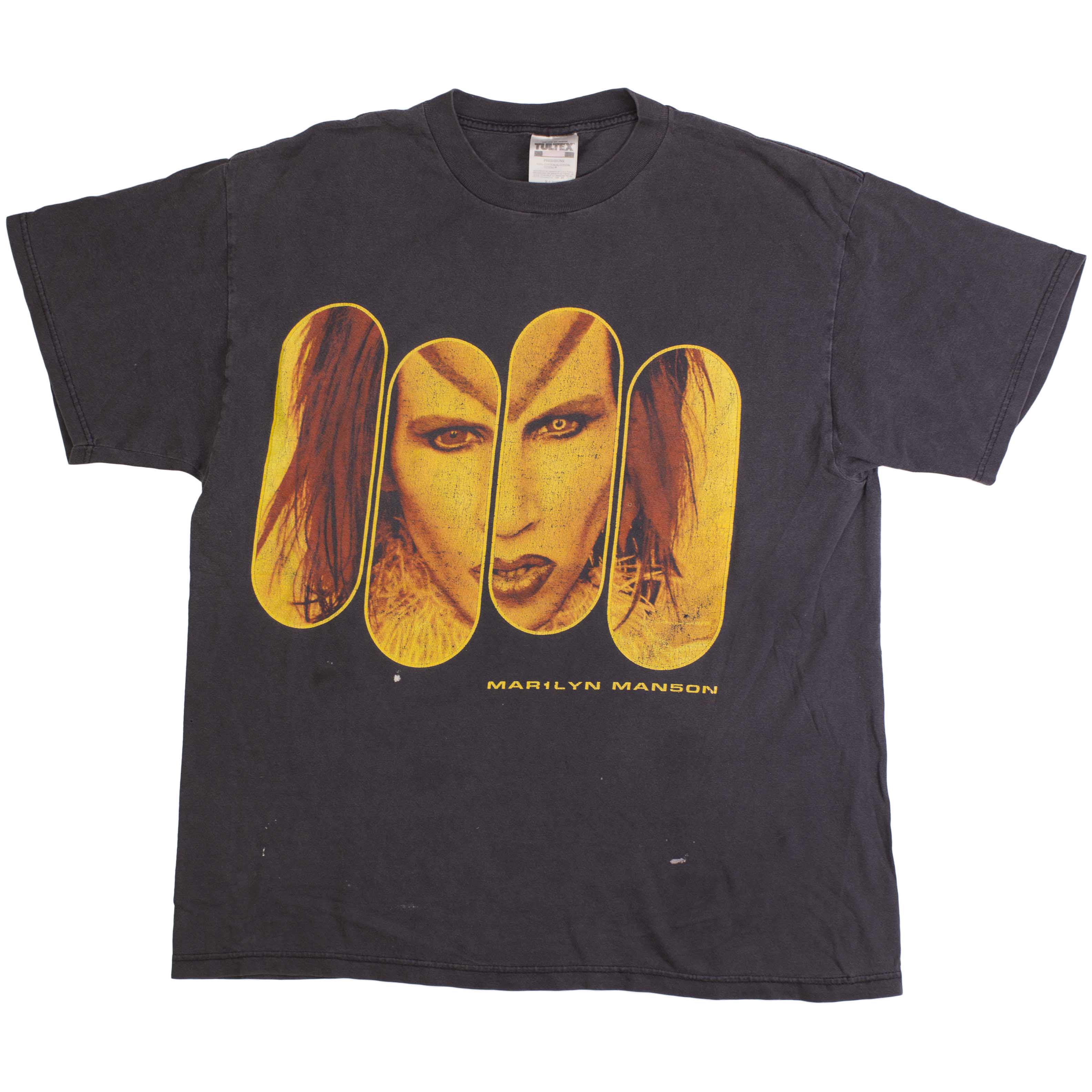 Marilyn Manson faded black rock is dead tshirt size XL – L N F