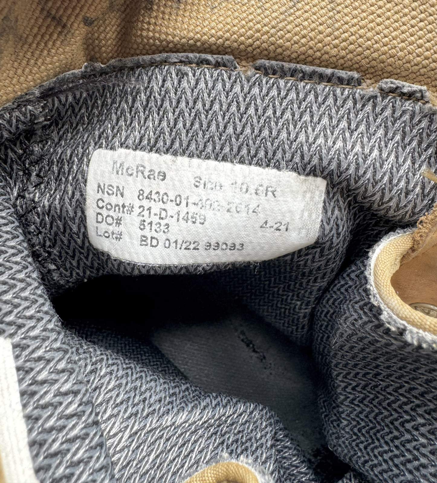 米軍実物 McRae FootWear USMC ゴアテックス マーパットブーツ 10.5R