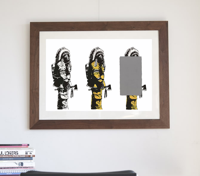 smileDOLK ドルク CHIEF シルクスクリーン アート smileDOLK ドルク