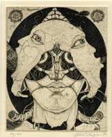 多賀 新（たが しん 銅板 猫，八 多賀 新たが しん銅板魚と猫