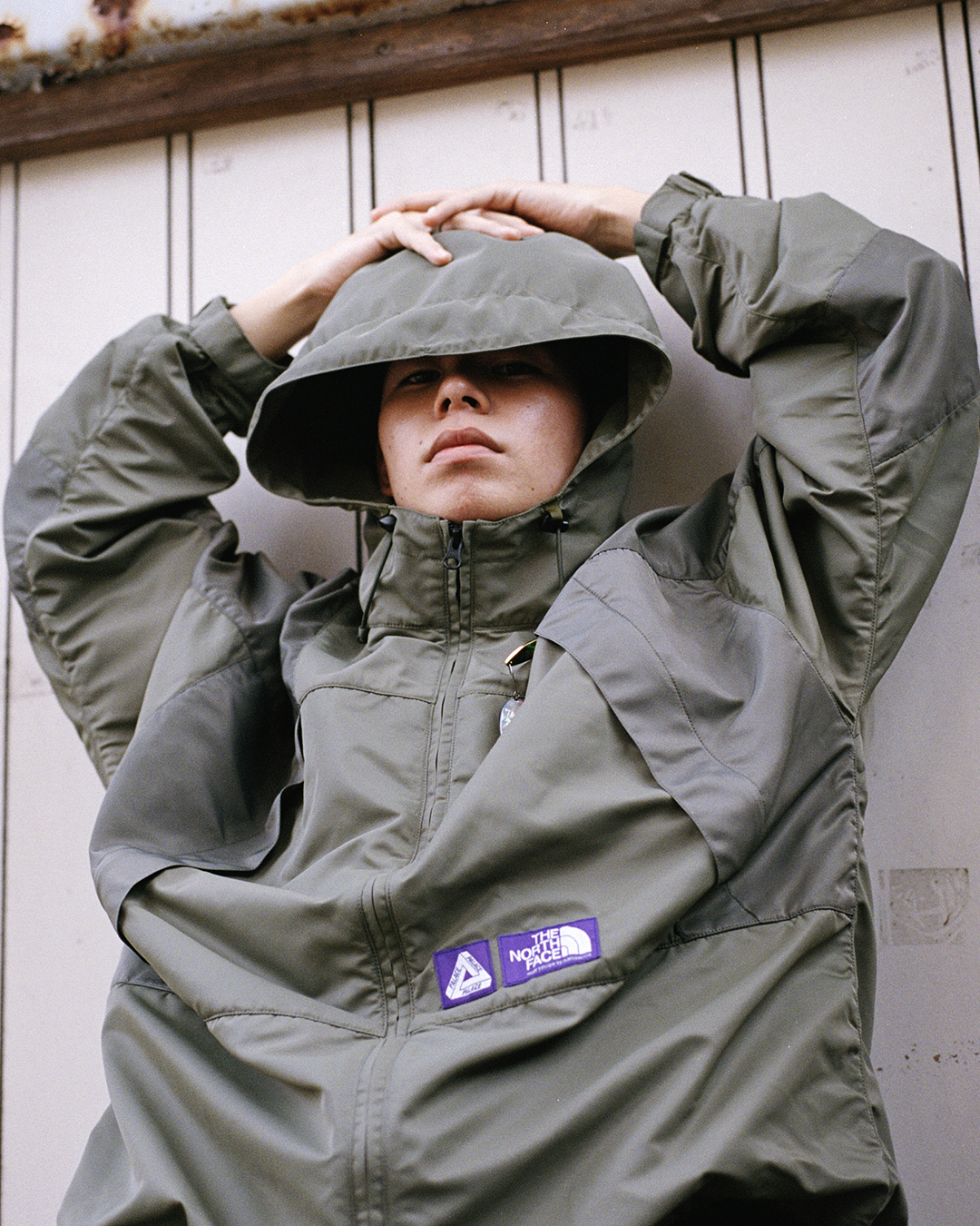 即発送 PALACE THE NORTH FACE DOWN GLOVE グレー 即発送 PALACE THE