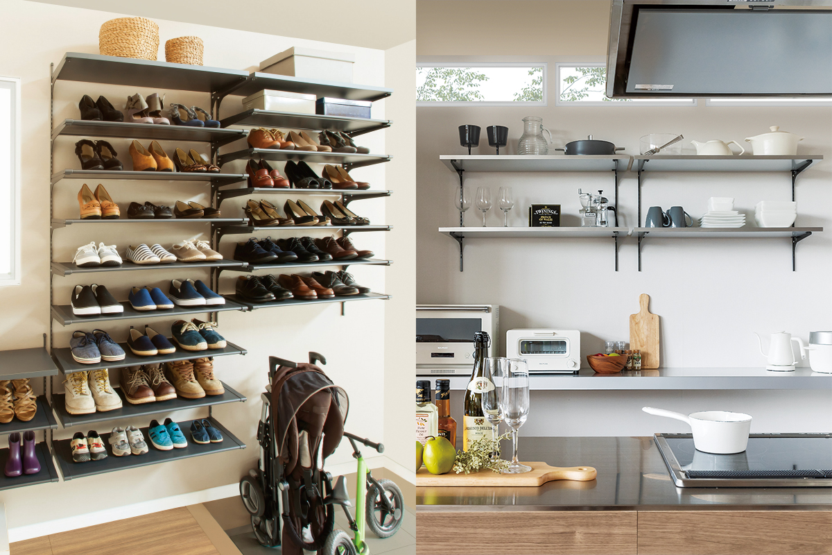 海、可動棚受け、ハンガーラック、中古美品、画像商品✖️4セット 楽天