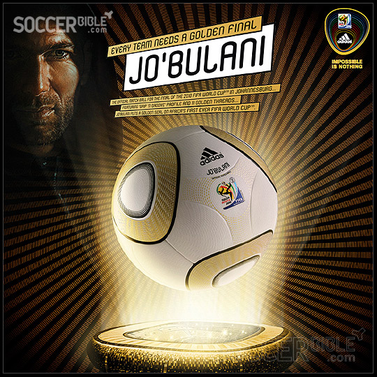World Cup Final Match Ball - Jo'Bulani adidas 46664 Charity
