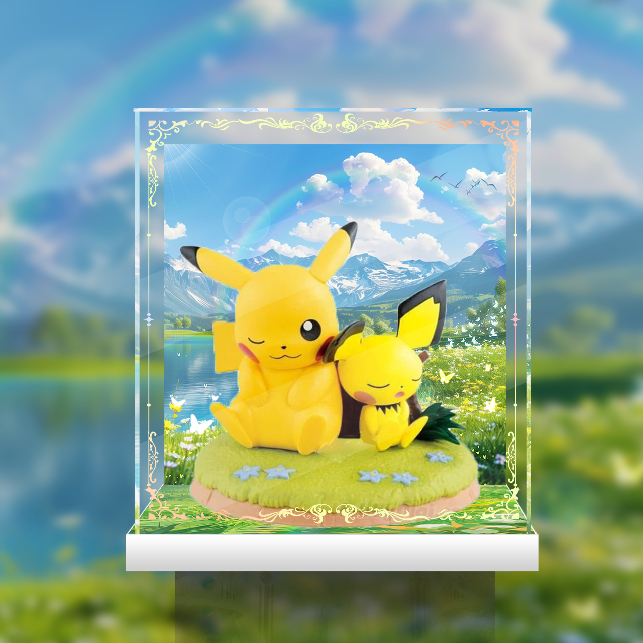 ポケモン 置き時計 20周年 フィギュア 受注 ポケモン 置き時計 20周年