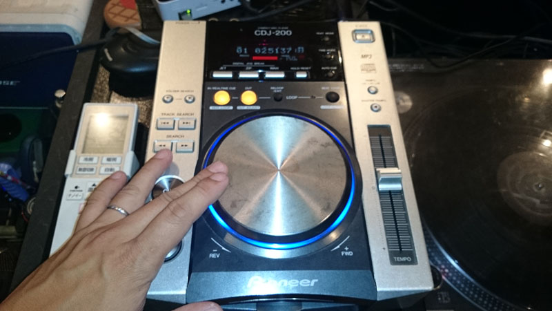 CDJ-200の修理 （ジョグダイアル） - 澤崎工務店のブログ