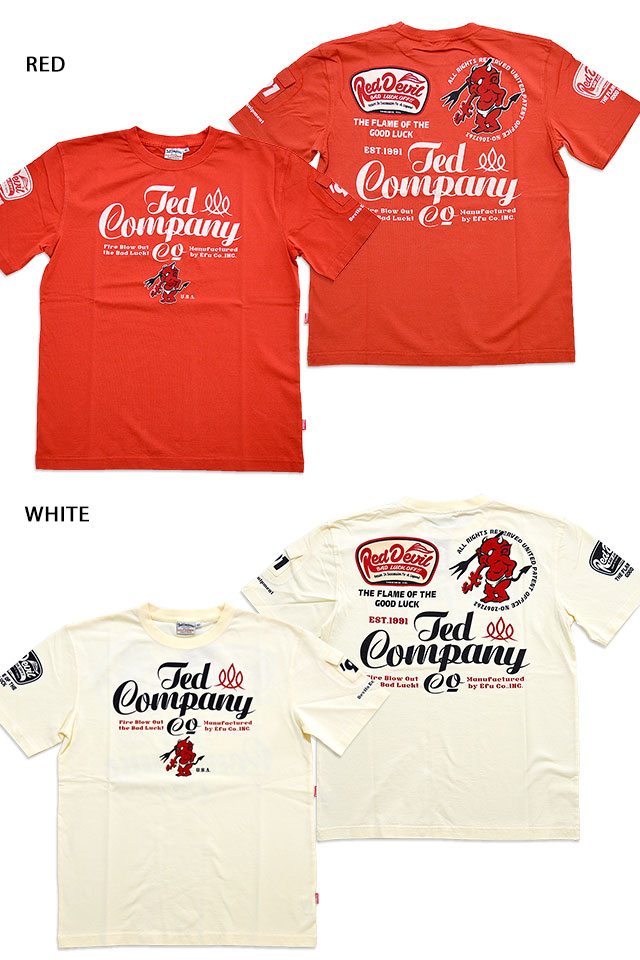 TED COMPANY半袖Tシャツ TEDMAN テッドマン TDSS-535 エフ商会