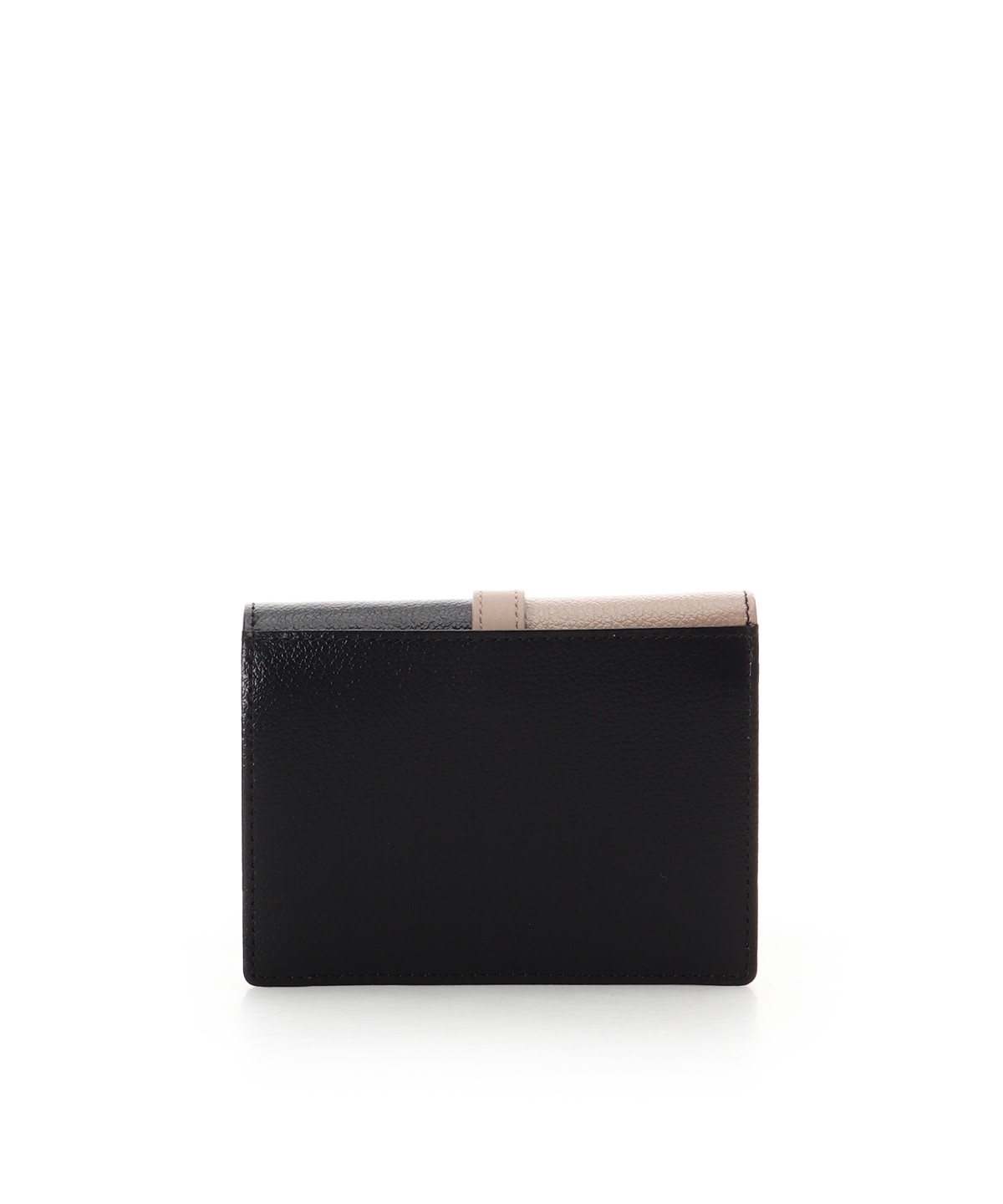 バイカラーフロントベルト 二つ折り財布(FREE ブラック): Samantha