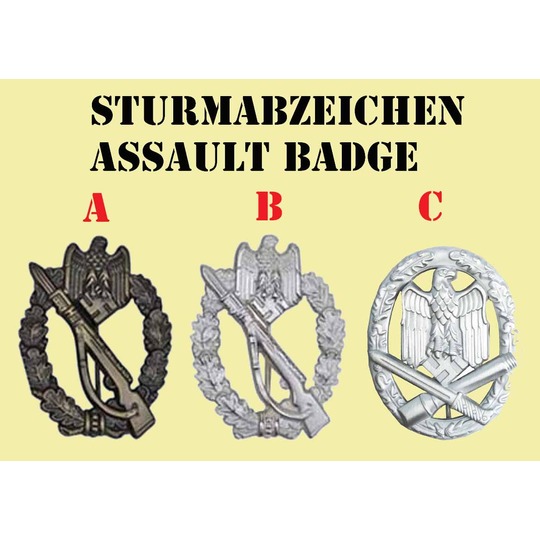 歩兵突撃章（銀） 商品詳細｜サムズミリタリ屋｜東京都北区東田端に