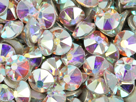 スワロフスキーチャトン アクアマリン-#1028 4-ラインストーン