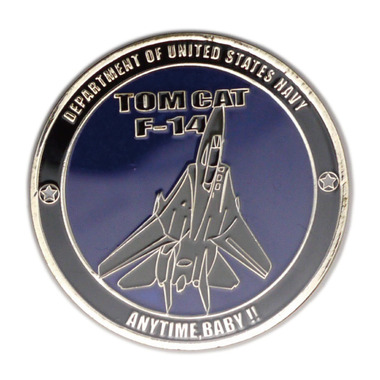 米軍グッズ チャレンジコイン アメリカ海軍 F-14 TOP GUN SANKICHI