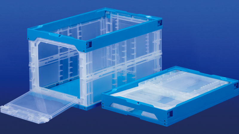 サンコーコンテナ前開きタイプ 5個セット サンコー 折りたたみ式
