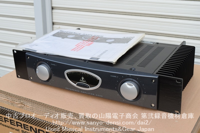 BEHRINGER A500 パワーアンプ｜中古 山陽電子商会 第弐録音機材倉庫