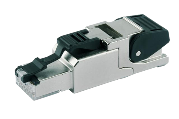 MFP8 RJ45シールドプラグ ツールフリータイプ（T568 B）AWG24-22/1