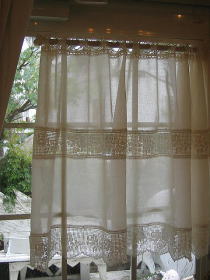 SEA MOON - フランスレース・カフェカーテン